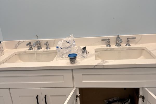 bathroom sink plumbing service in Schaumburg IL