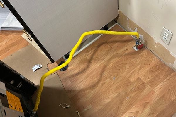 Gas line meter and piping in Elgin IL - Fox Valley Plumbing & Backflow