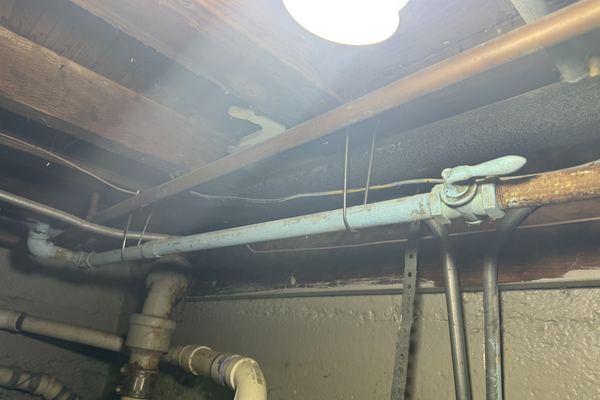 Gas line repair in Elgin IL basement - Fox Valley Plumbing