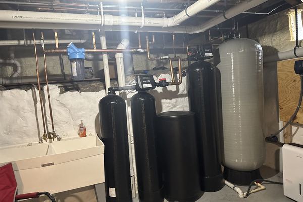 Water softener with bleach system and carbon filter in Elgin IL